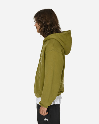 Stüssy Outline Zip Hood Olive Sweatshirts Zip-Ups 118559 0403