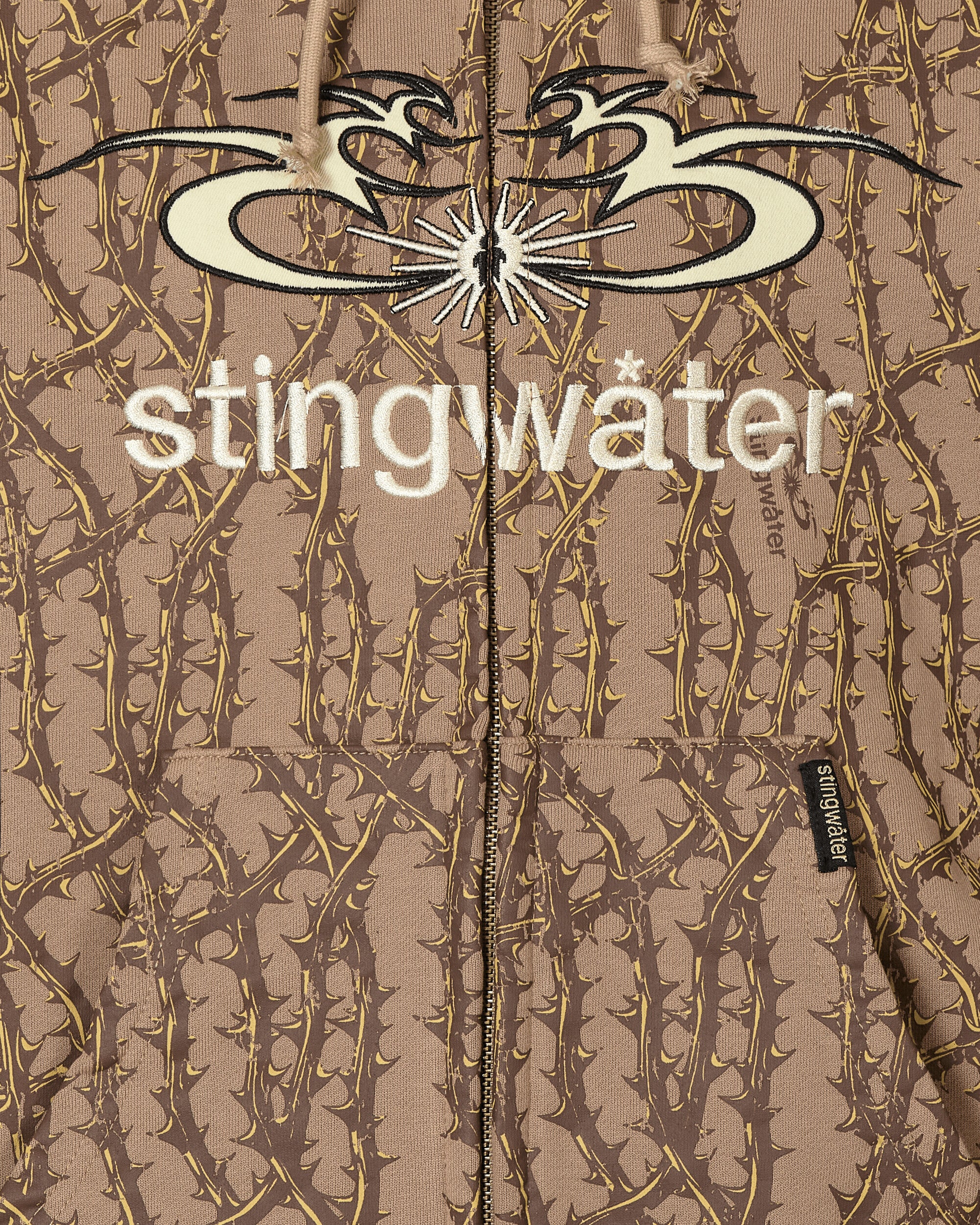 Stingwater Stingwater Thorn Zip Up Hoodie Brown Sweatshirts Zip-Ups THORNHOOD BRN
