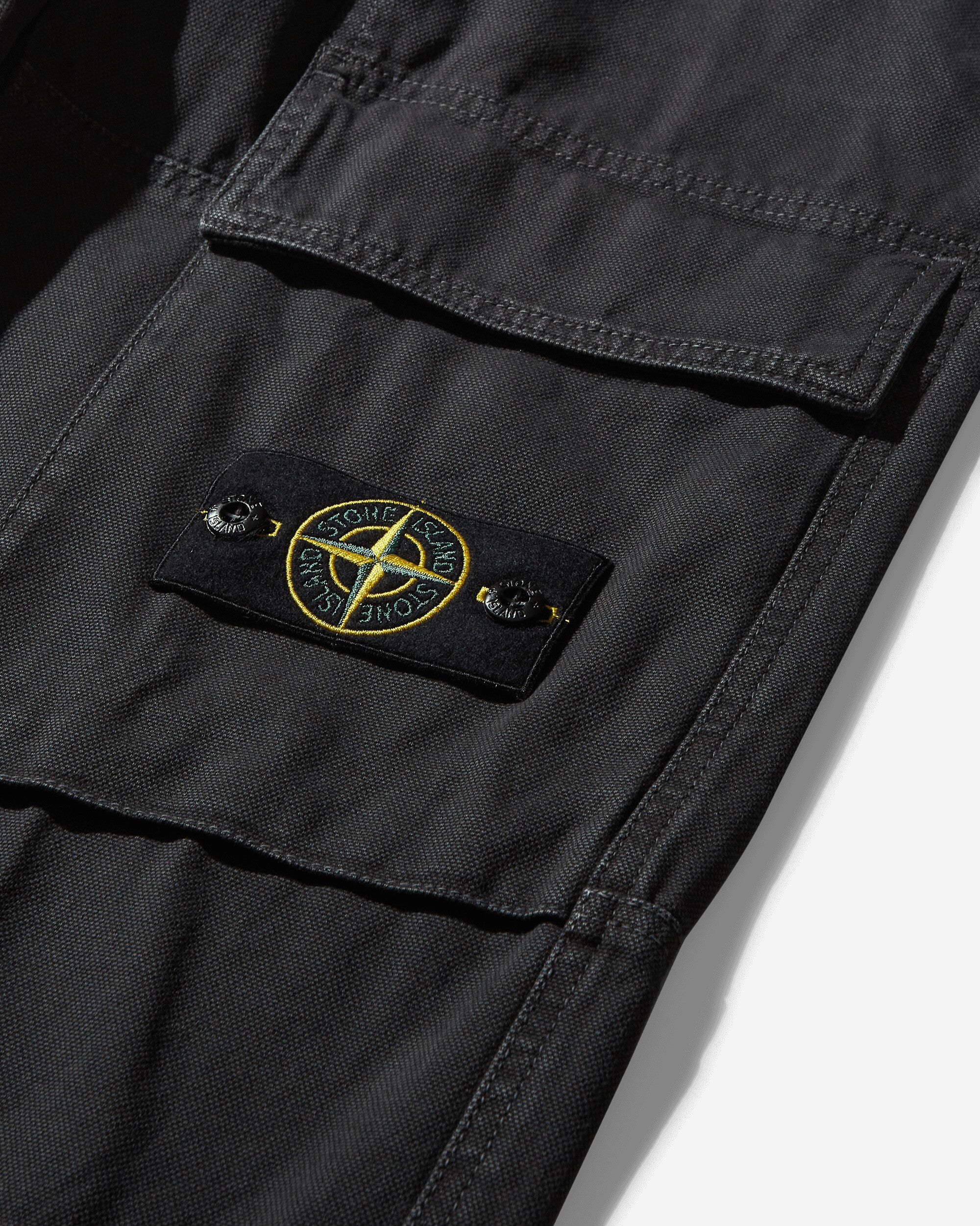 Stone Island Panama Cotton Fatigue Pants Lead Grey Pants Casual 811530601 V0162