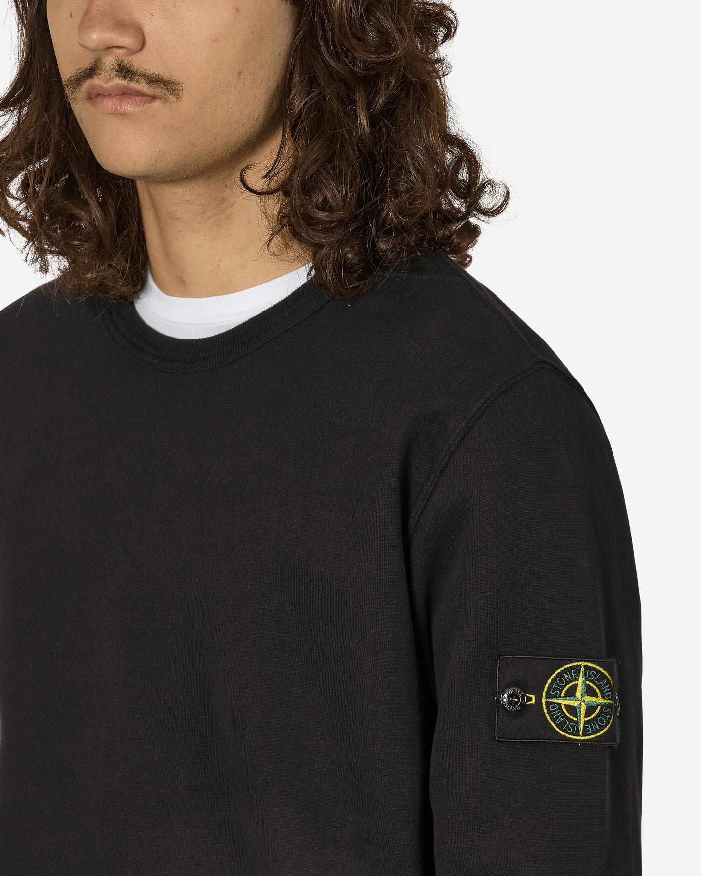 Stone Island Crewneck Sweatshirt Black Sweatshirts Crewneck 811562420 V0029