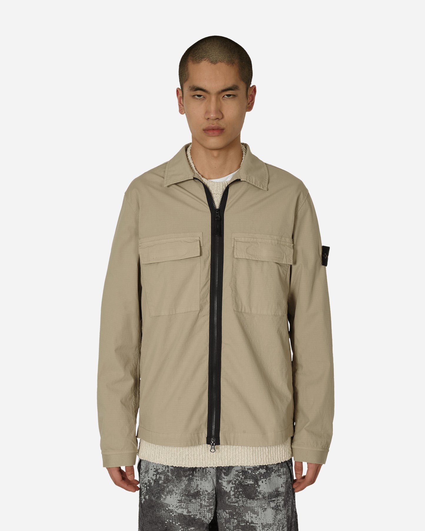 Stone Island Overshirt Sand Shirts Overshirt 801512011 V0095