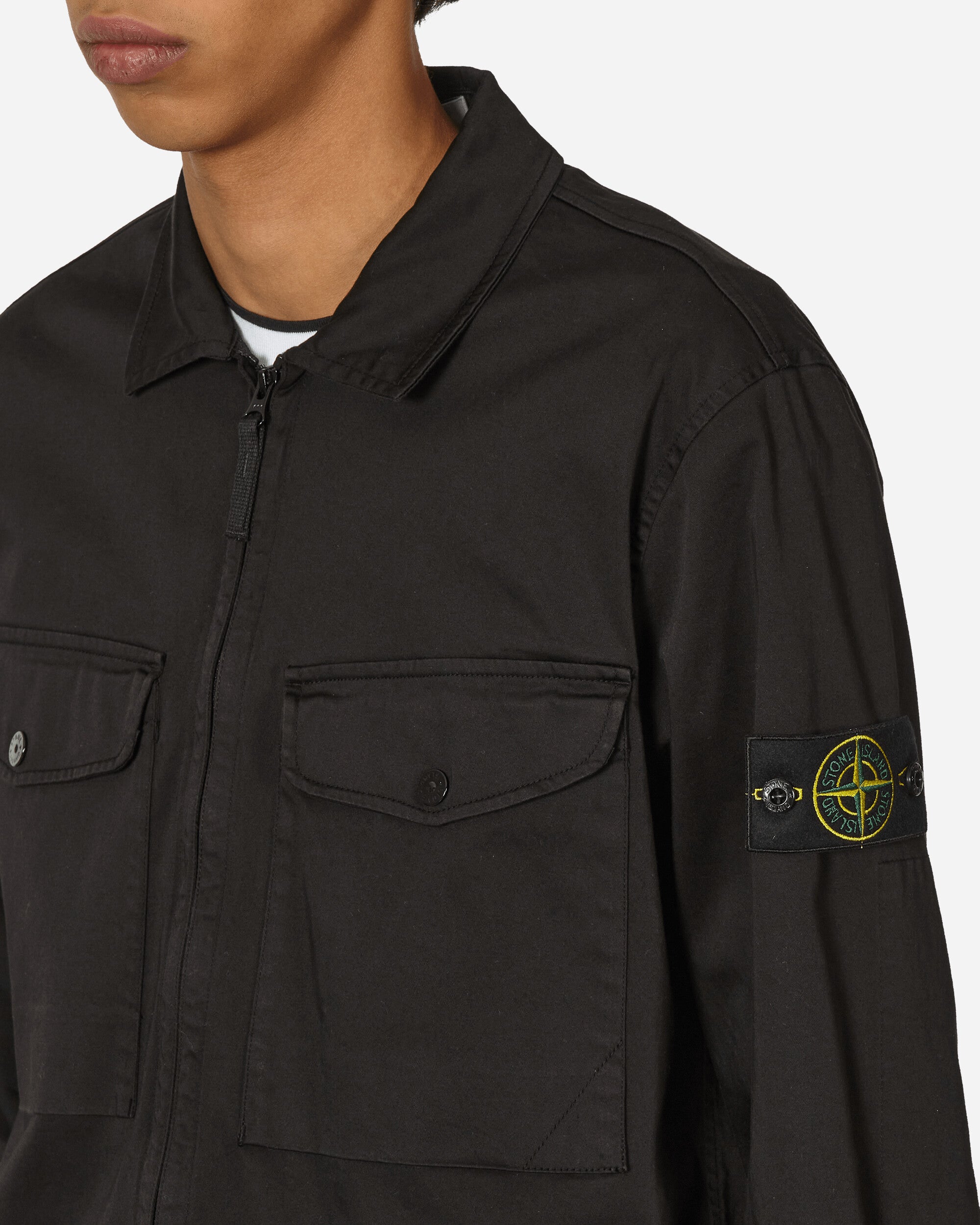 Stone Island Overshirt Black Shirts Overshirt 801510812 V0029