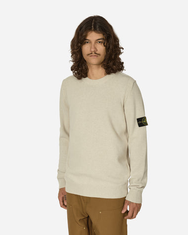 Stone Island Cotton Knit Sweater Plaster Knitwears Sweaters 8115508A3 V0097