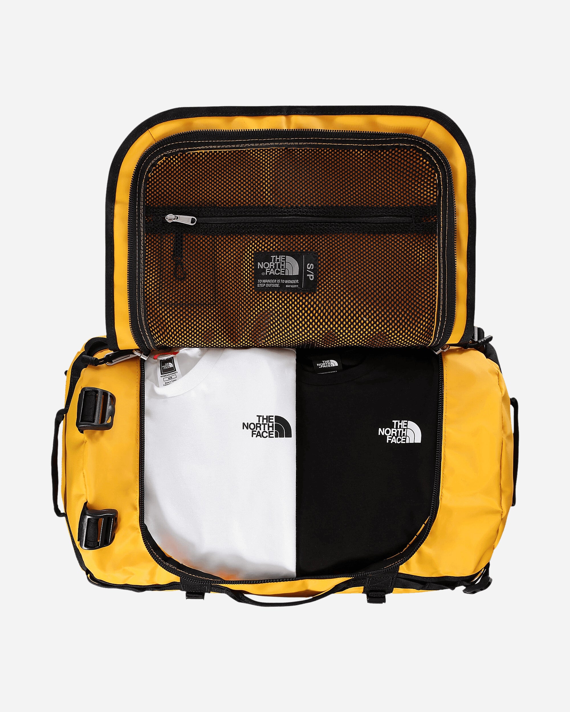 The North Face Base Camp Duffel - S Summit Gold-Tnf Black-N Bags and Backpacks Travel Bags NF0A52ST 4WP