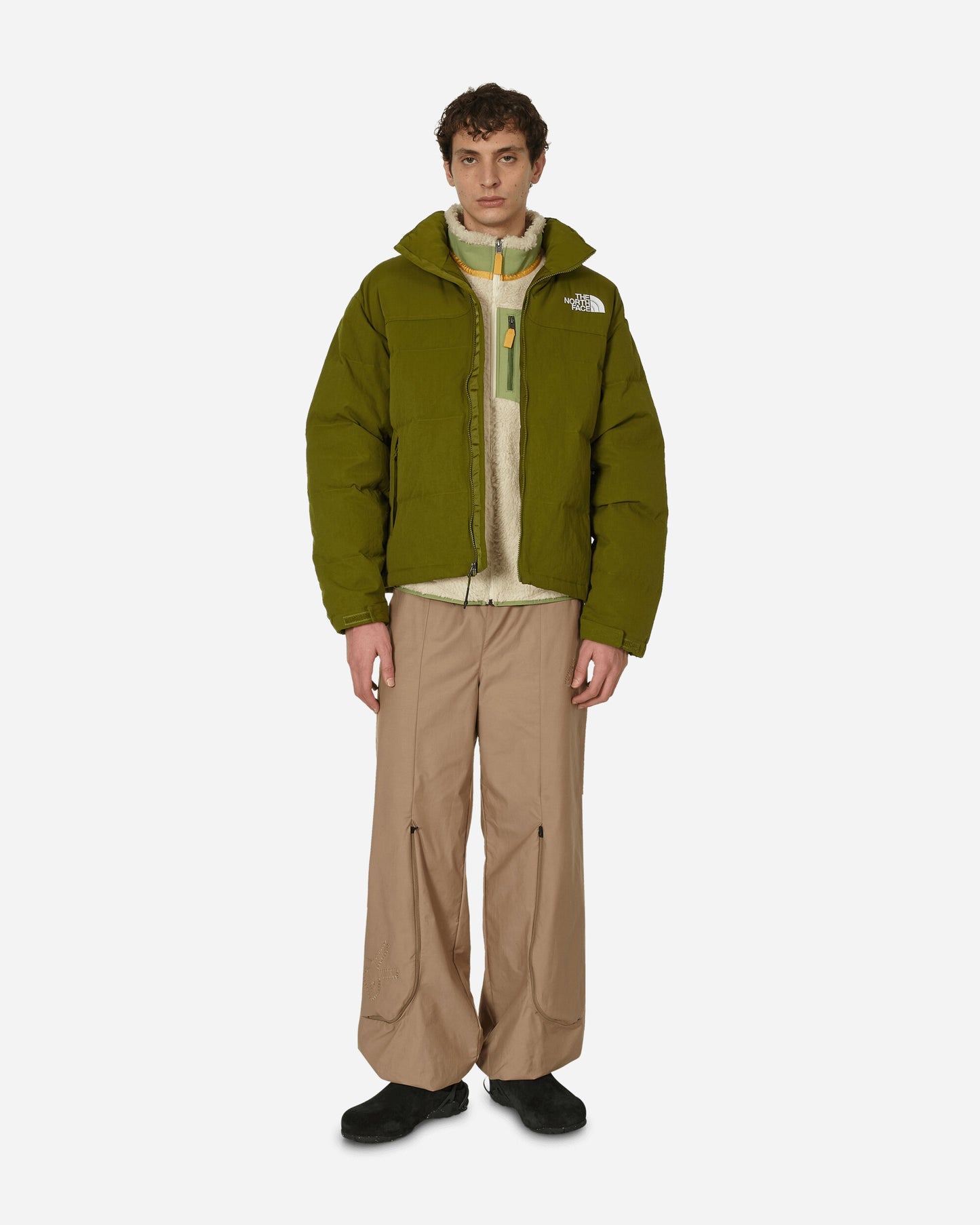 The North Face M 92 Ripstop Nuptse Jacket - Ripstop Pack Forest Olive Coats and Jackets Down Jackets NF0A86ZQ PIB1