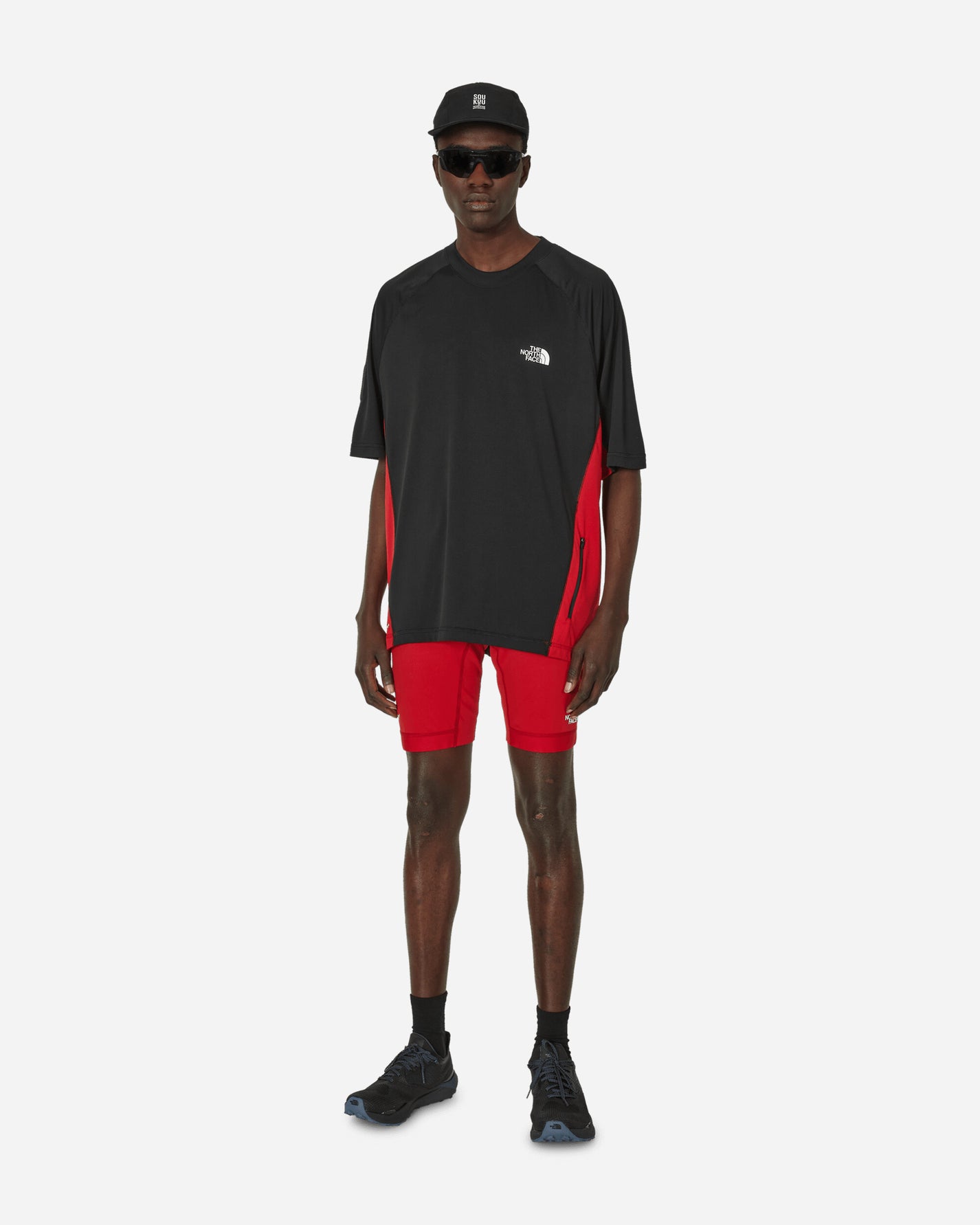 The North Face Project X Tnf X Project U Performance S/S Tee Chili Pepper Red-TNF Black T-Shirts Shortsleeve NF0A87UJ VOL1