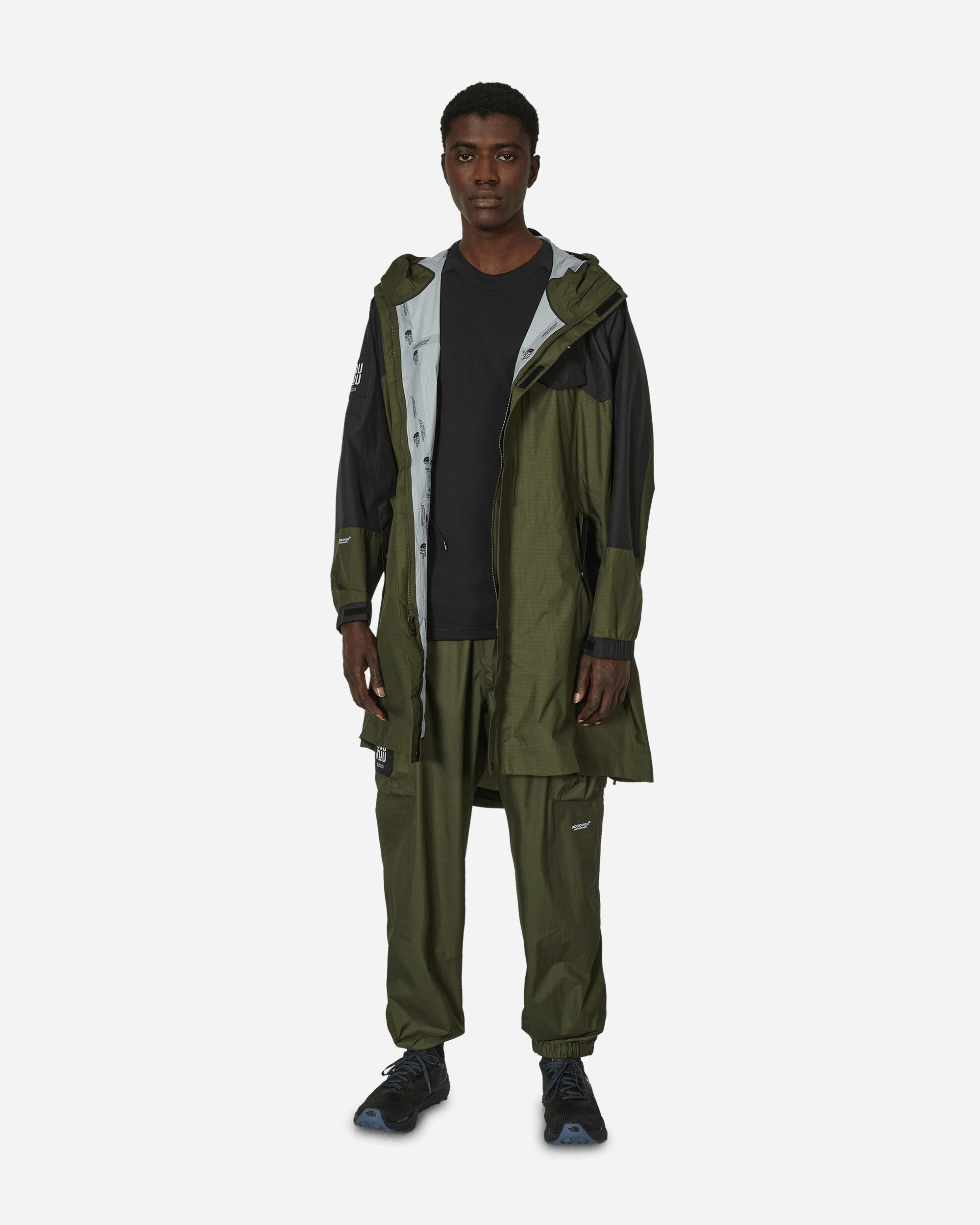 The North Face Project X Tnf X Project U Belted Convertible Pant Forest Night Green-TNF Black Pants Track Pants NF0A87UD R0U1