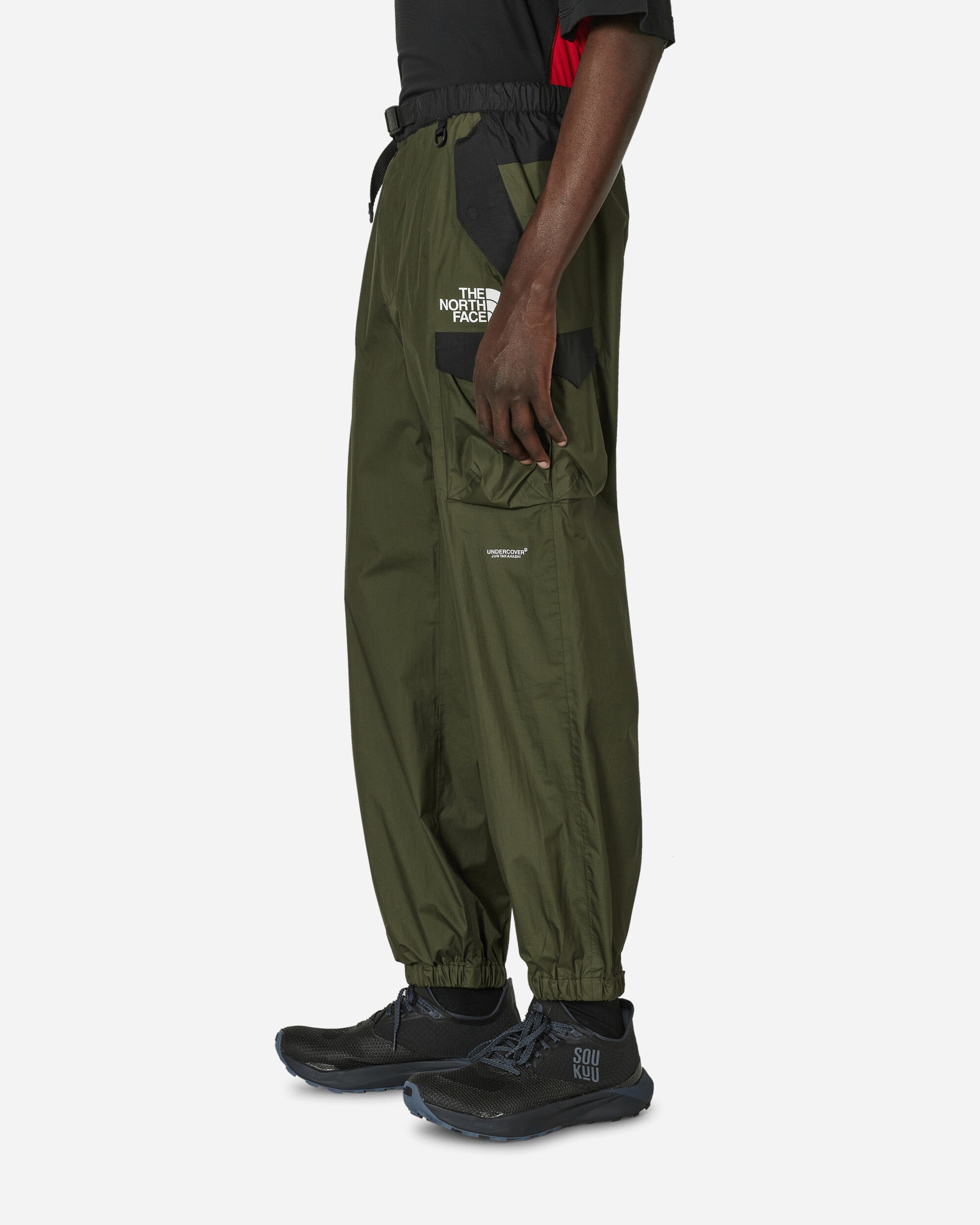 The North Face Project X Tnf X Project U Belted Convertible Pant Forest Night Green-TNF Black Pants Track Pants NF0A87UD R0U1