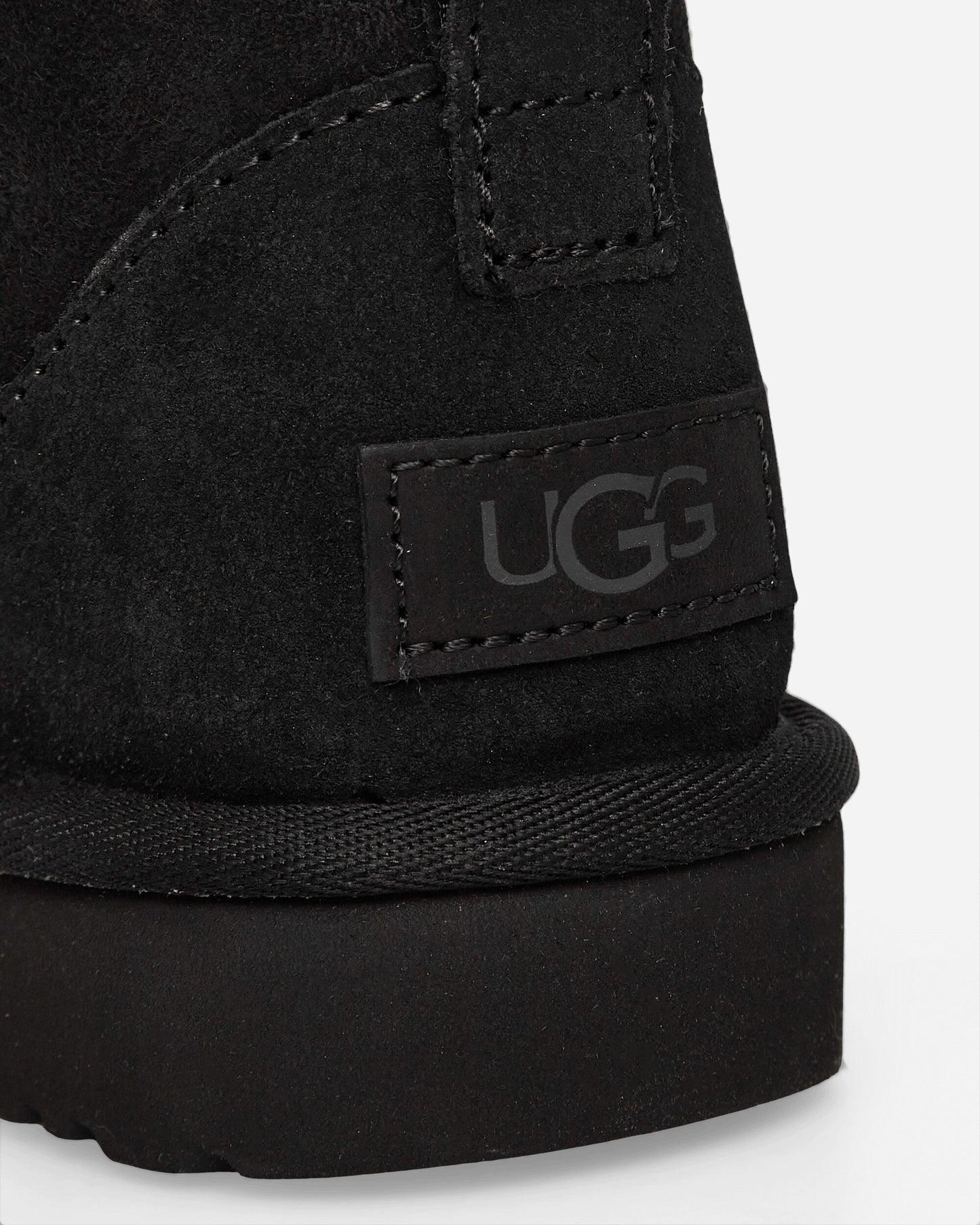 UGG Wmns W Classic Ultra Mini Black Boots Mid Boot 1116109 BLK