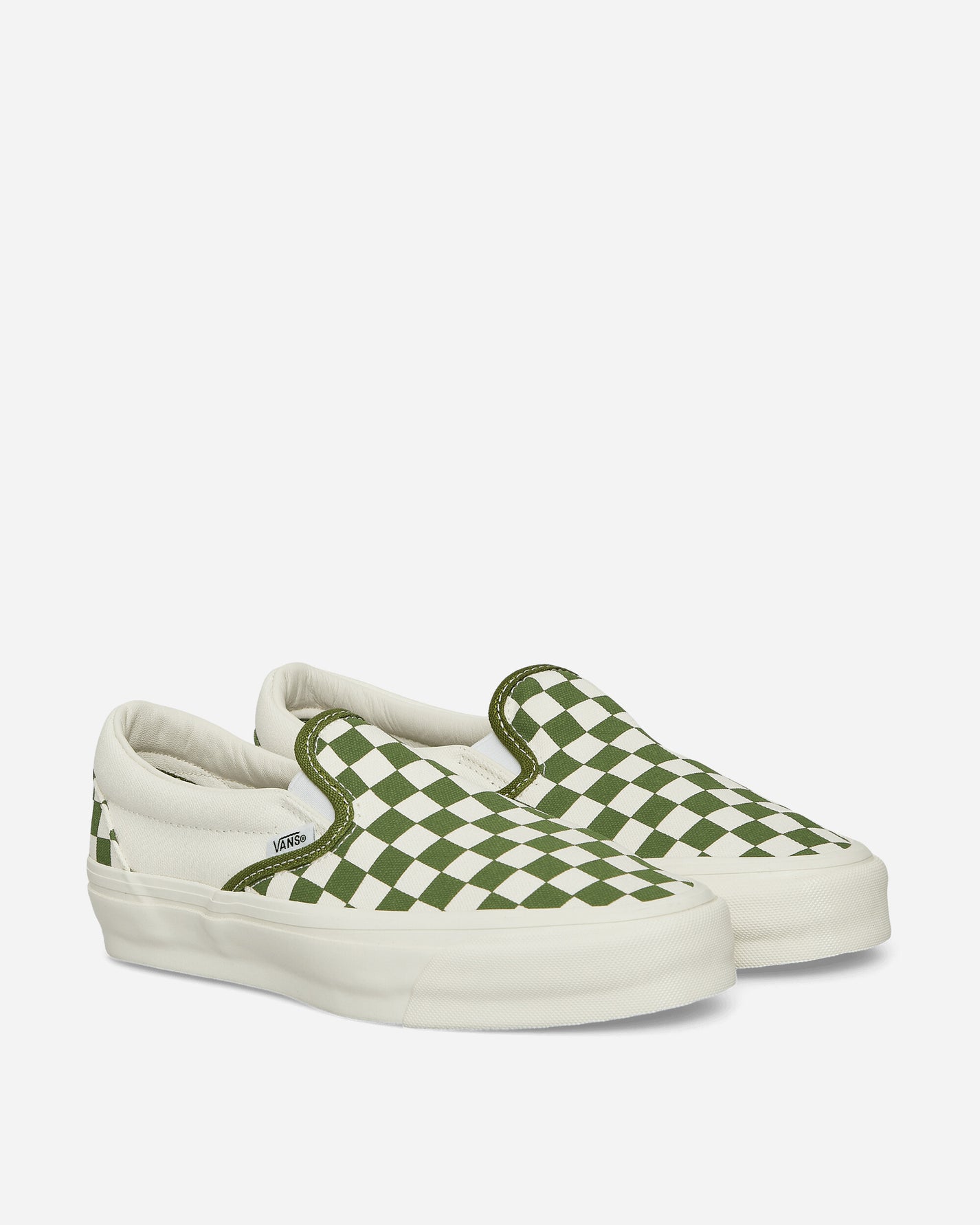 Vans Speed Vibram Checkerboard Pesto Sneakers Slip-On VN000CSECIB1