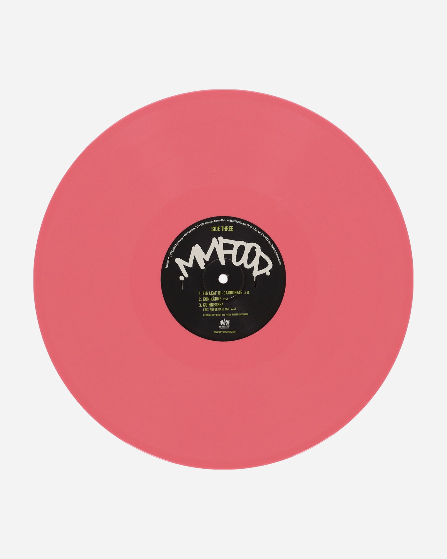 Vinyls Curated by Public Possession Mf Doom - Mm..Food (Colored Vinyl) Multicolor Music Vinyls RSE0084-1  1