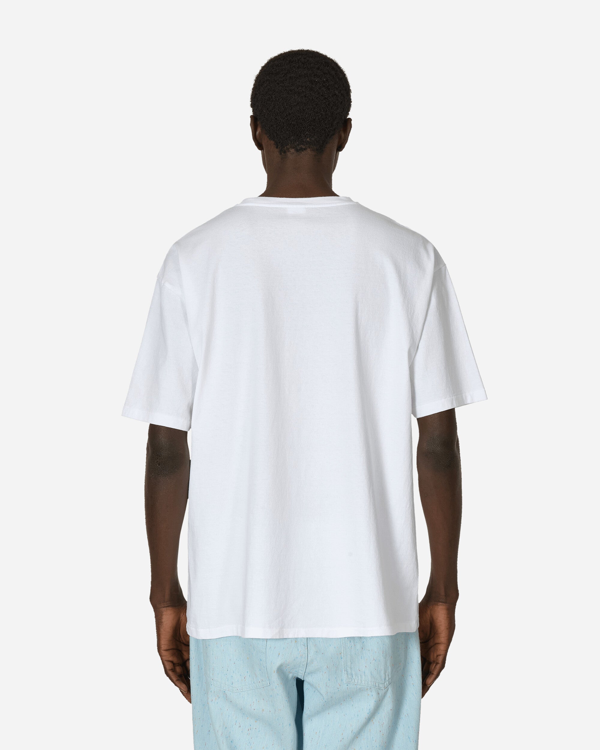 WACKO MARIA Washed Heavy Weight Crew Neck T-Shirt (Type-1) White T-Shirts Shortsleeve WMT-WT01 WHI