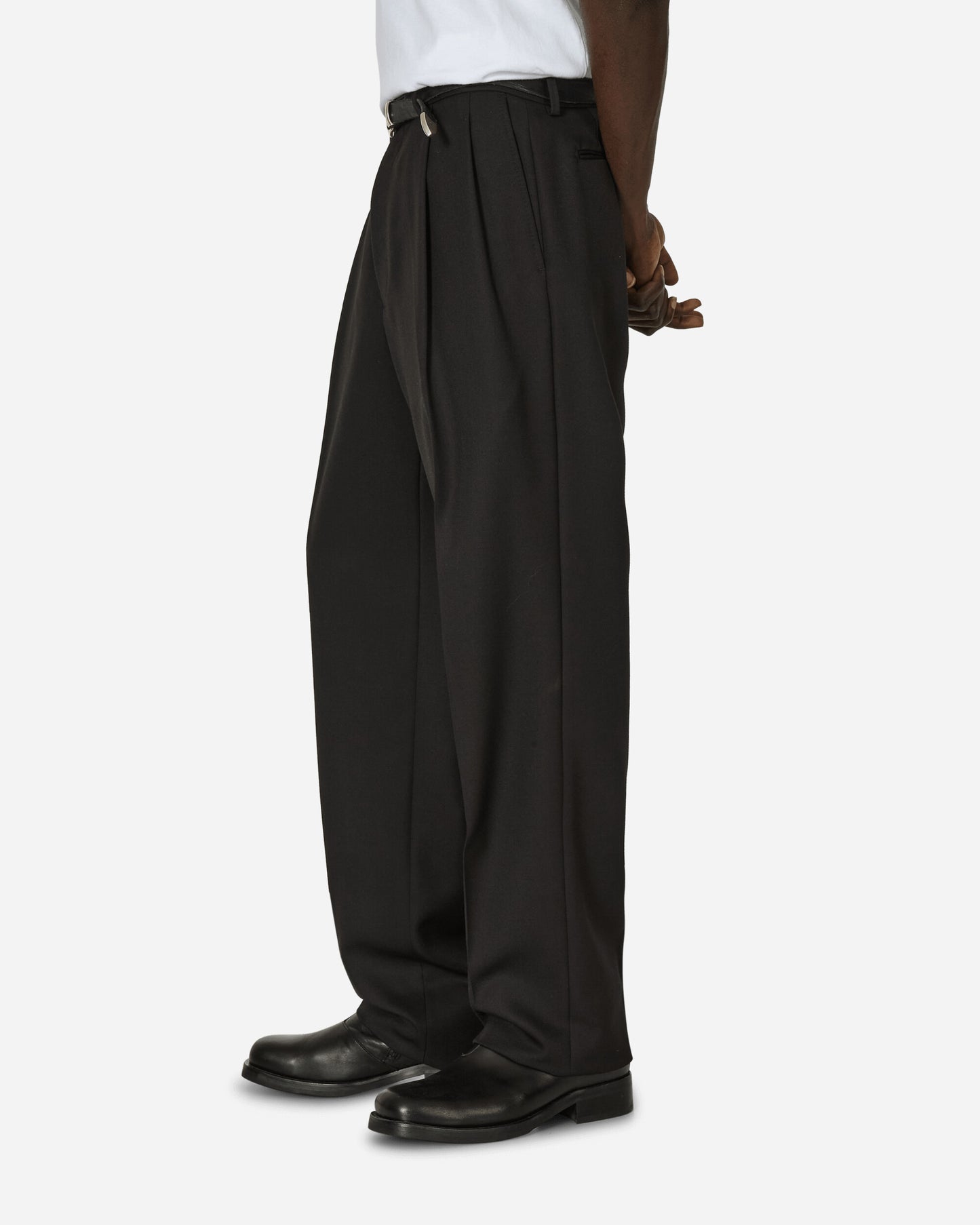 WACKO MARIA Double Pleated Trousers Black Pants Trousers WMP-TR12 BLK