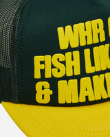 WESTERN HYDRODYNAMIC RESEARCH Fishing Hat Green/Yellow Hats Caps MWHR24SPSU4005 GREENYELLOW