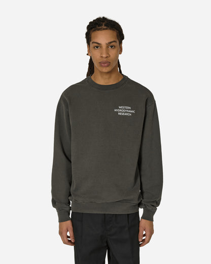 WESTERN HYDRODYNAMIC RESEARCH Worker Crew Black Sweatshirts Crewneck MWHR24SPSU8012 BLACK