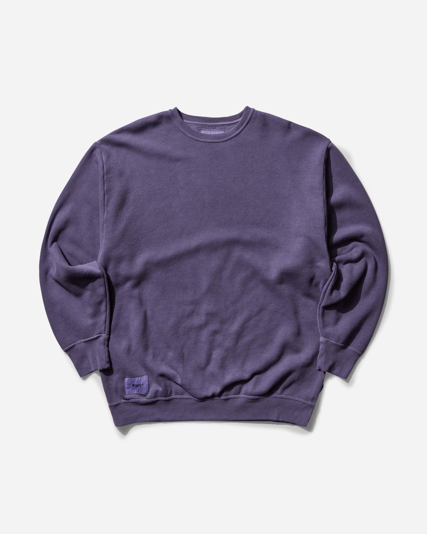 WTAPS Cut & Sewn 16 Purple Sweatshirts Crewneck 242ATDT-CSM16 002