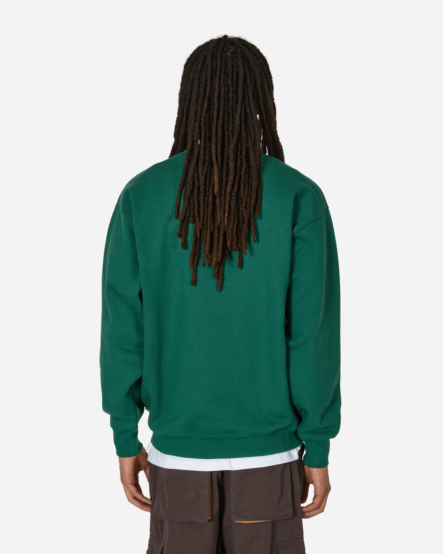 WTAPS Dt Cut & Sewn Green Sweatshirts Crewneck 241ATDT-CSM03 GRN