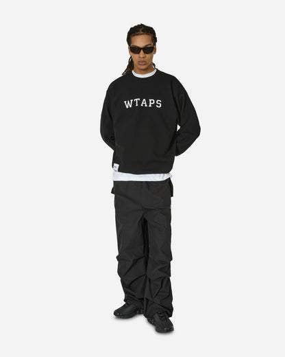 WTAPS Dt Shirts Black Sweatshirts Crewneck 241ATDT-CSM03 BLK