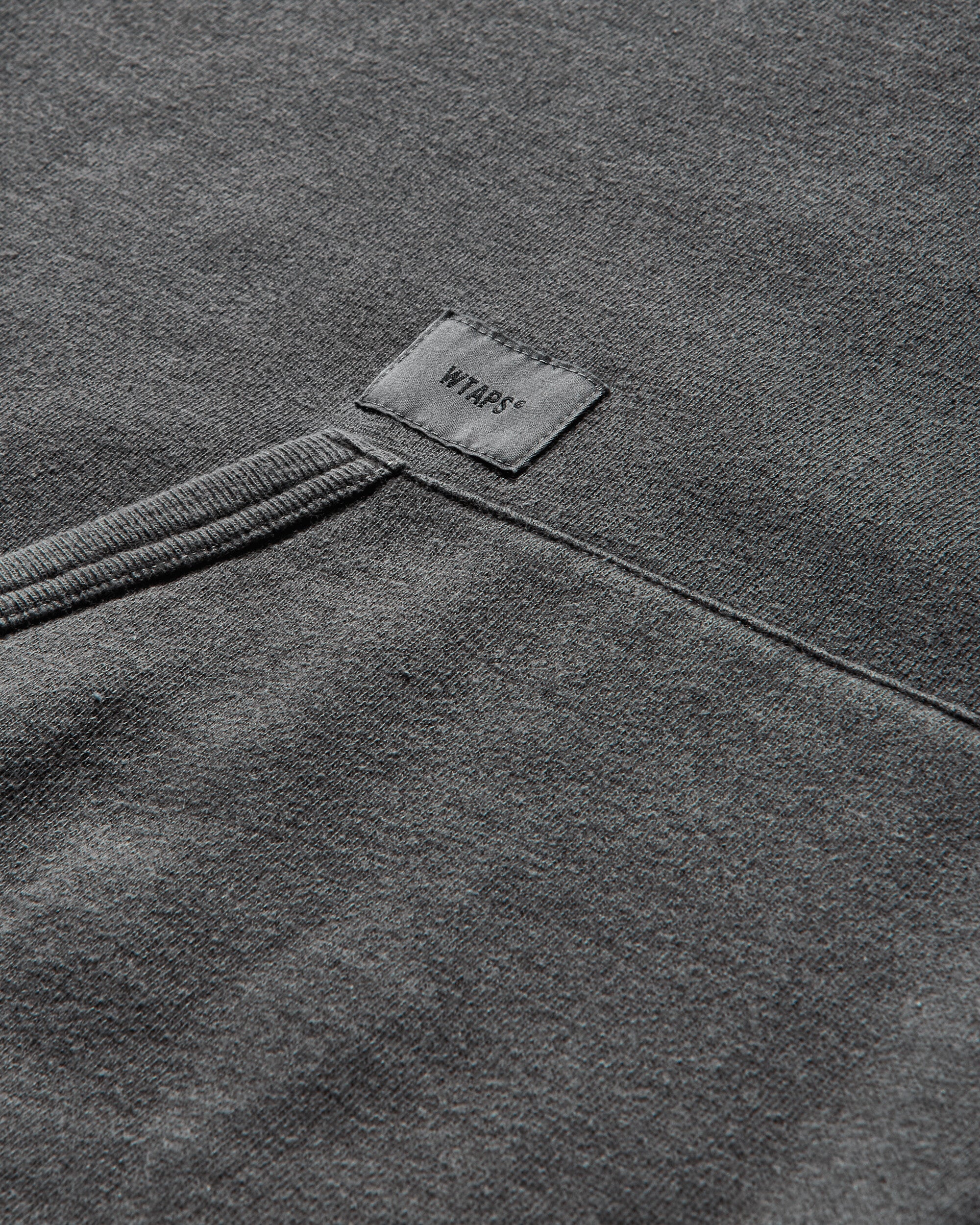 WTAPS Cut & Sewn 17 Black Sweatshirts Hoodies 242ATDT-CSM17 001