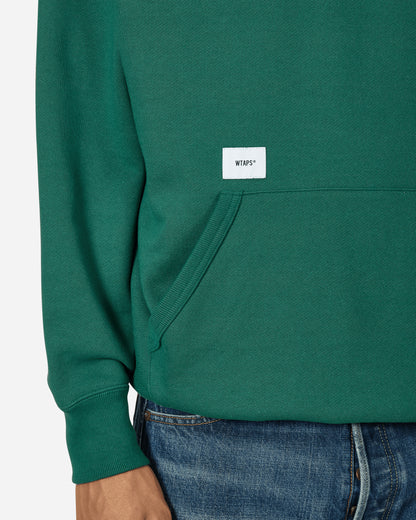 WTAPS Dt Cut & Sewn Green Sweatshirts Hoodies 241ATDT-CSM04 GRN