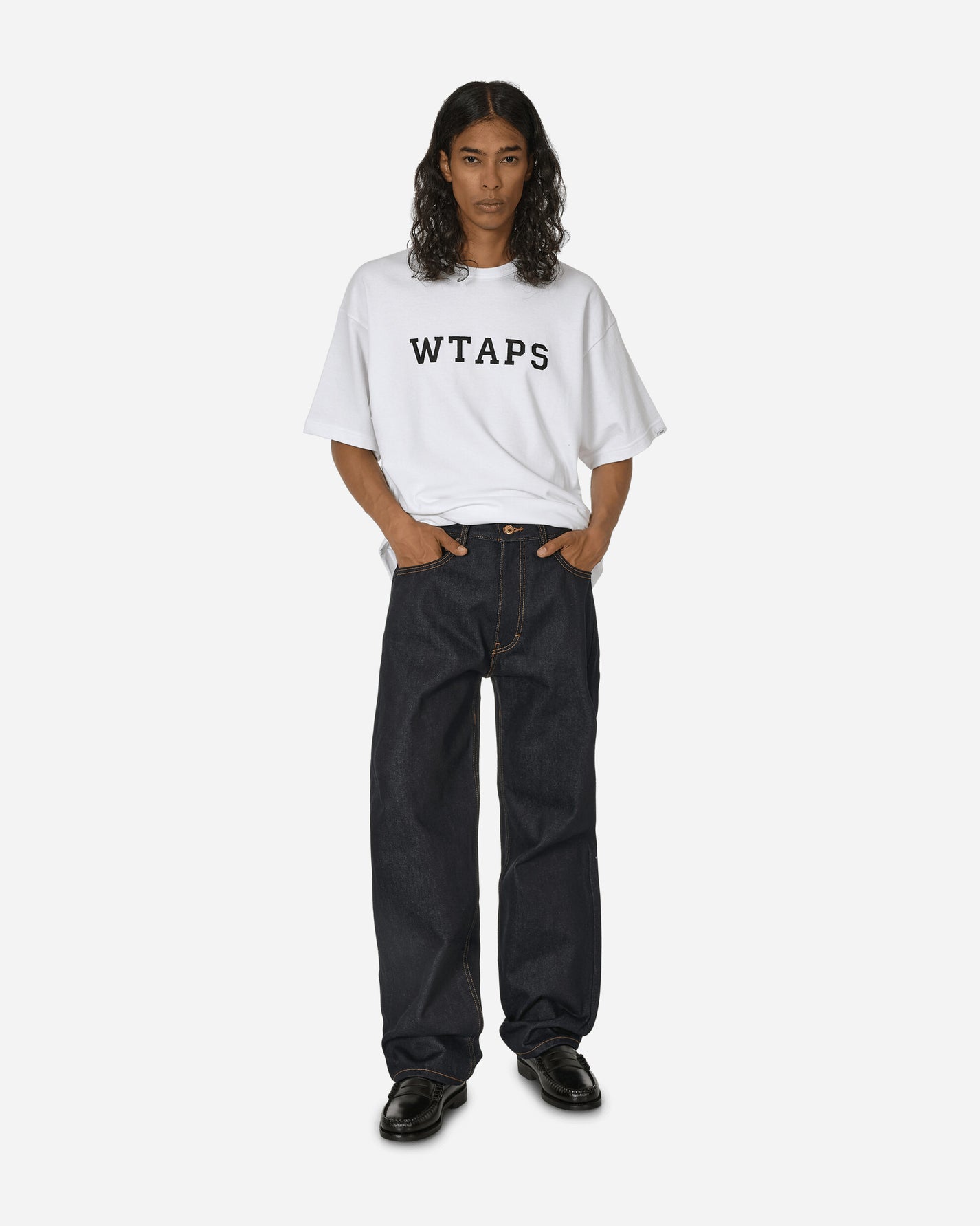 WTAPS Dt Cut & Sewn White T-Shirts Shortsleeve 241ATDT-CSM21 WHT