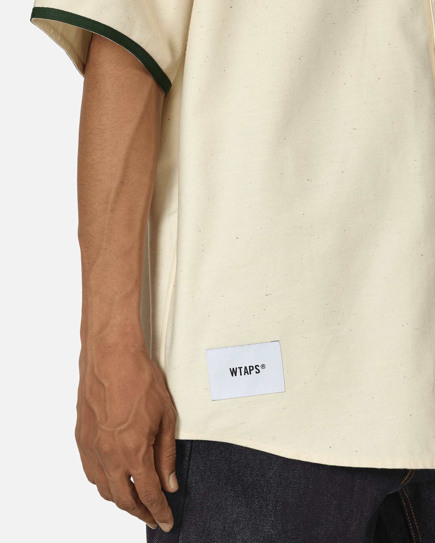 WTAPS Dt Shirts White Shirts Shortsleeve Shirt 241TQDT-SHM05 WHT