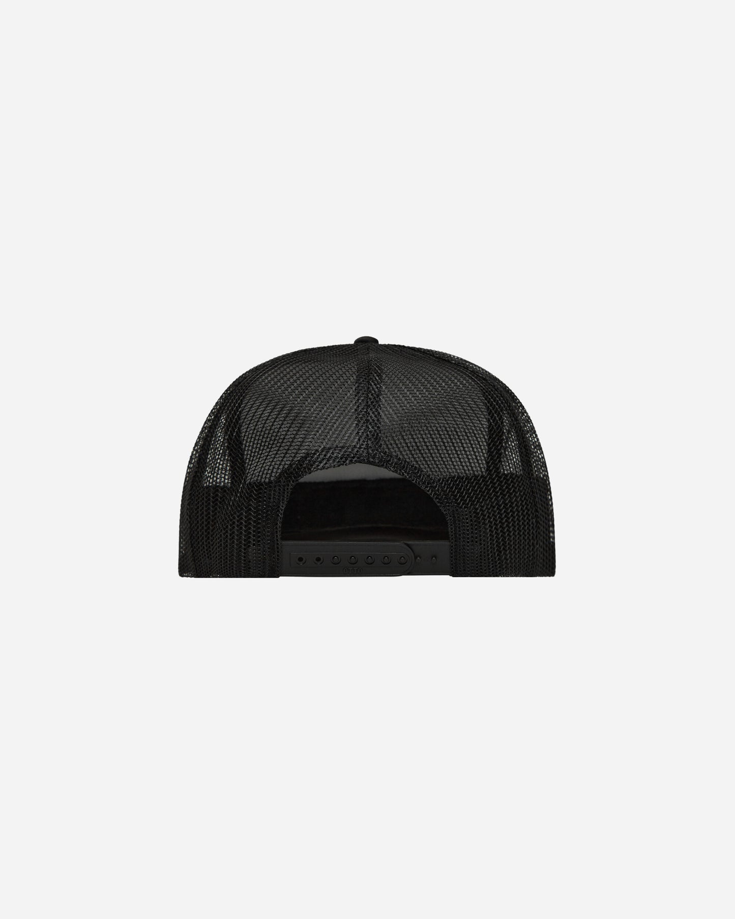 aNYthing Stacked Trucker Black Hats Caps ANY-104 BK