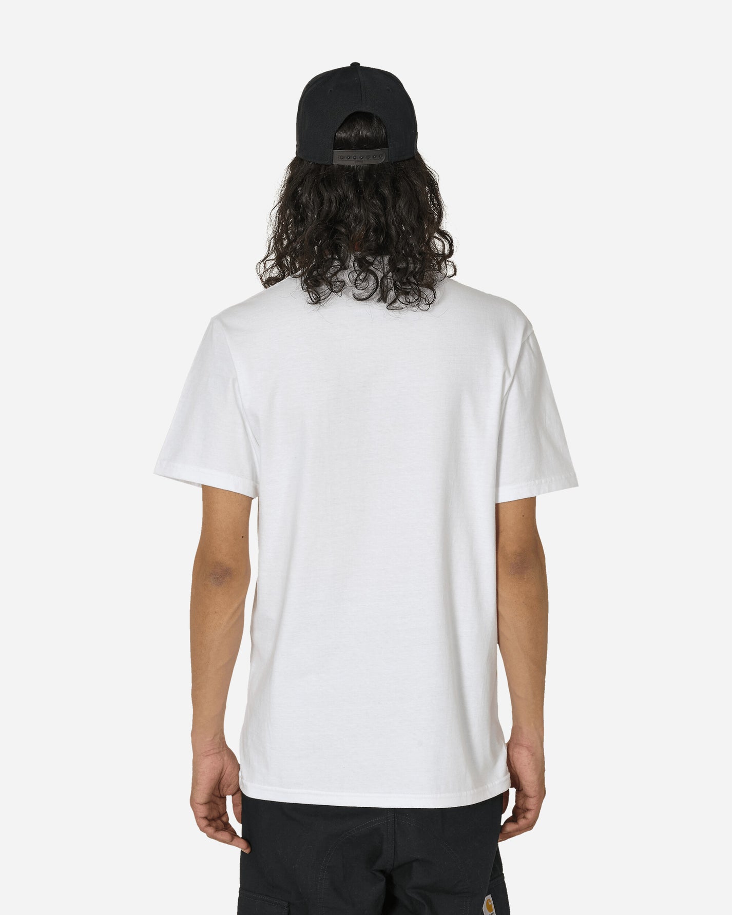 aNYthing Curved Anything Logo T-Shirt White/Black T-Shirts Shortsleeve ANY-058 WHB