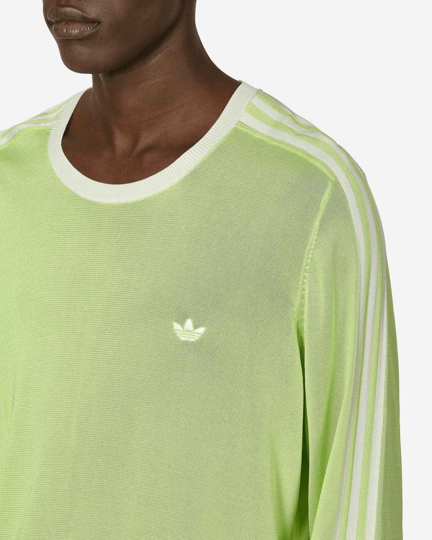 adidas Wb Knit L/S Tee Frozen Yellow/Chalk White T-Shirts Longsleeve IZ1892