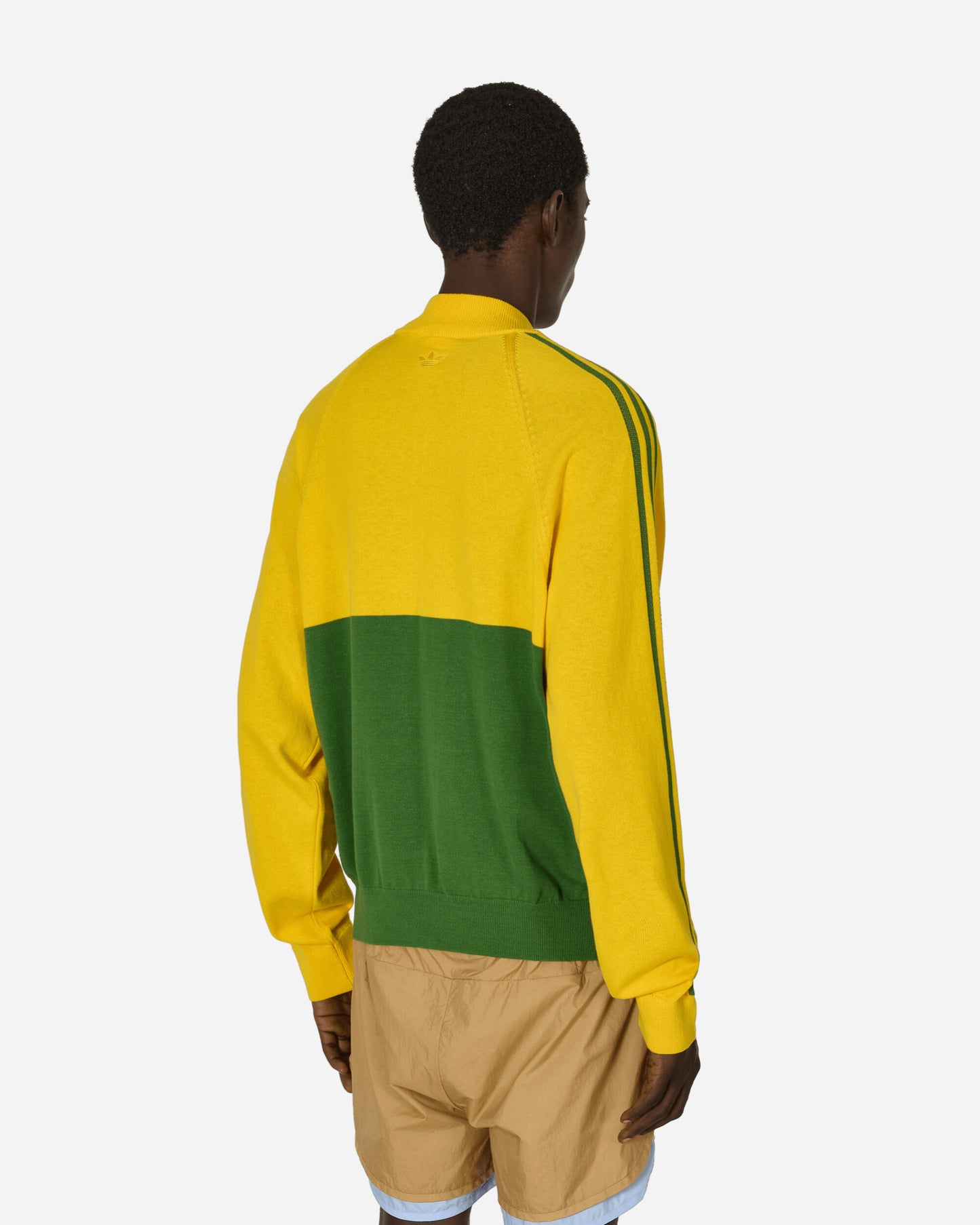 adidas Wb N Knit Tt Bold Gold/Crew Green Sweatshirts Track Tops IW1174