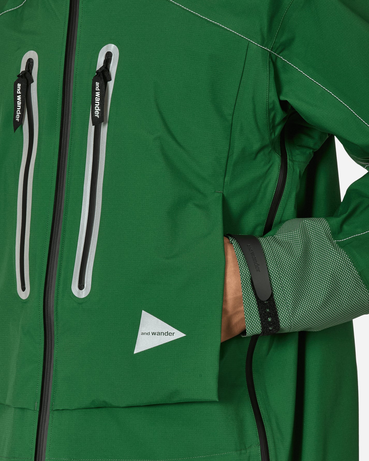 and wander Pertex Shield Rain Jacket Green Coats and Jackets Jackets 5744111101 140