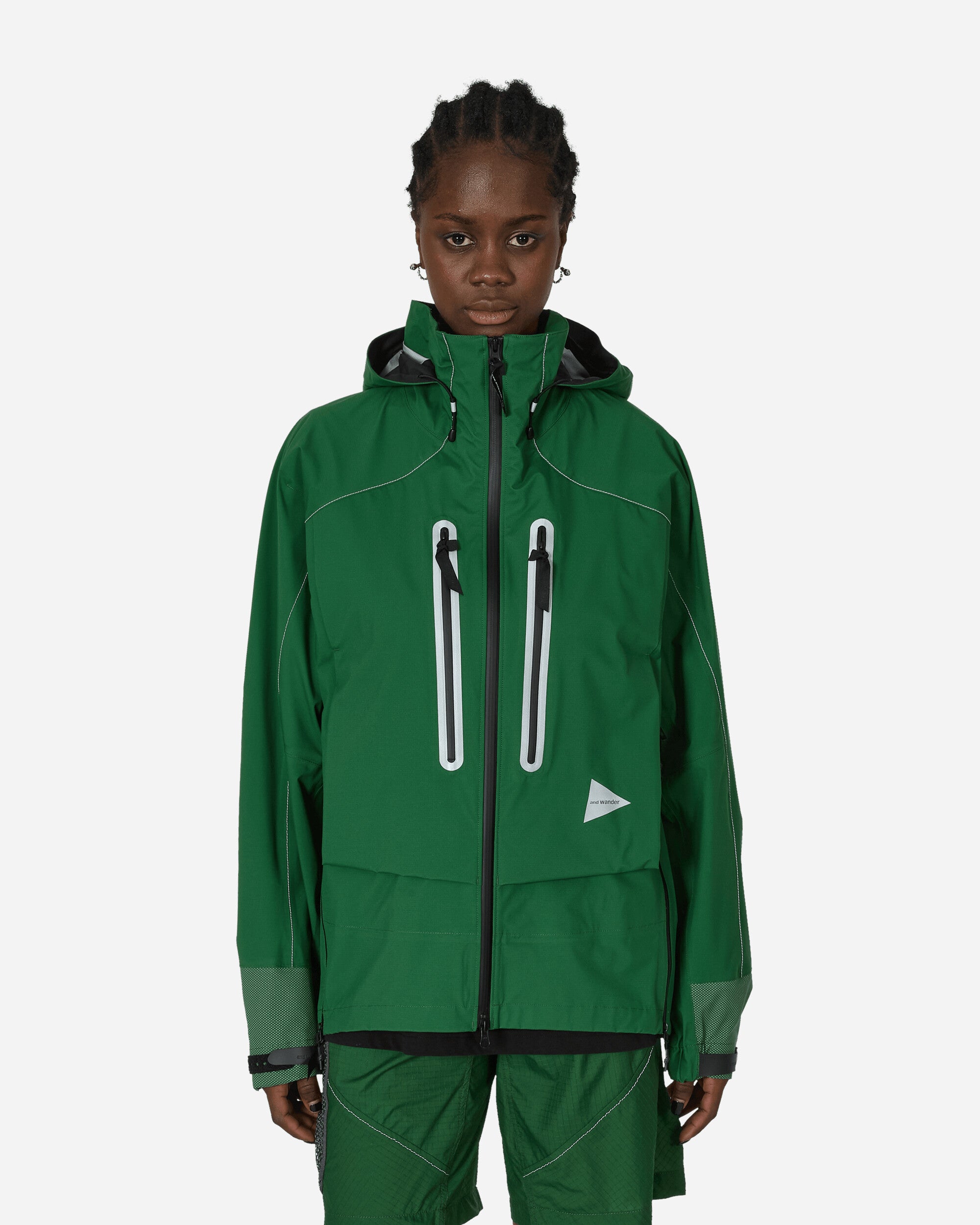 and wander Pertex Shield Rain Jacket Green Coats and Jackets Jackets 5744111101 140