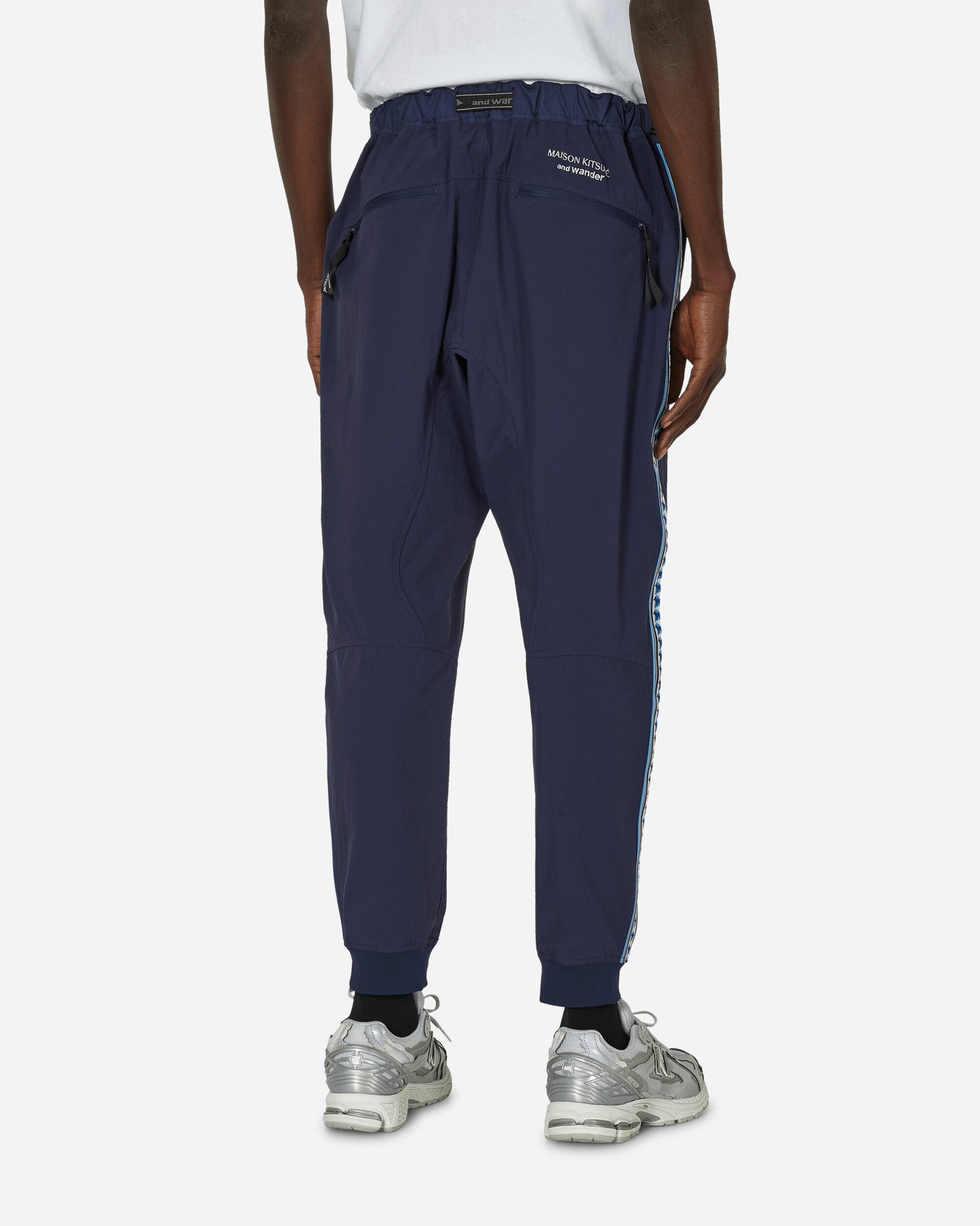 and wander 6 Mkxawd Trak Sarouel Pants Navy Pants Sweatpants 5743282905 120