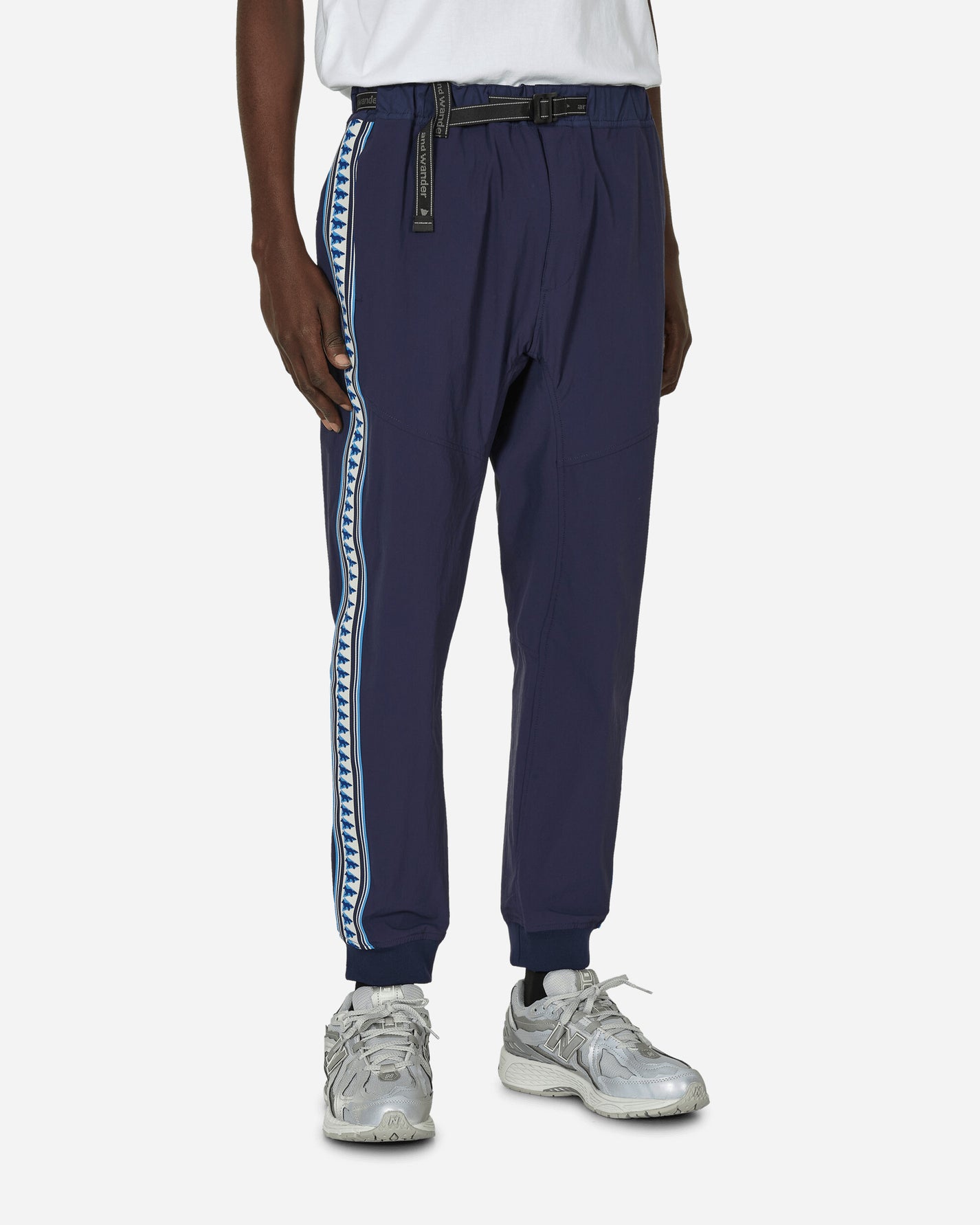 and wander 6 Mkxawd Trak Sarouel Pants Navy Pants Sweatpants 5743282905 120