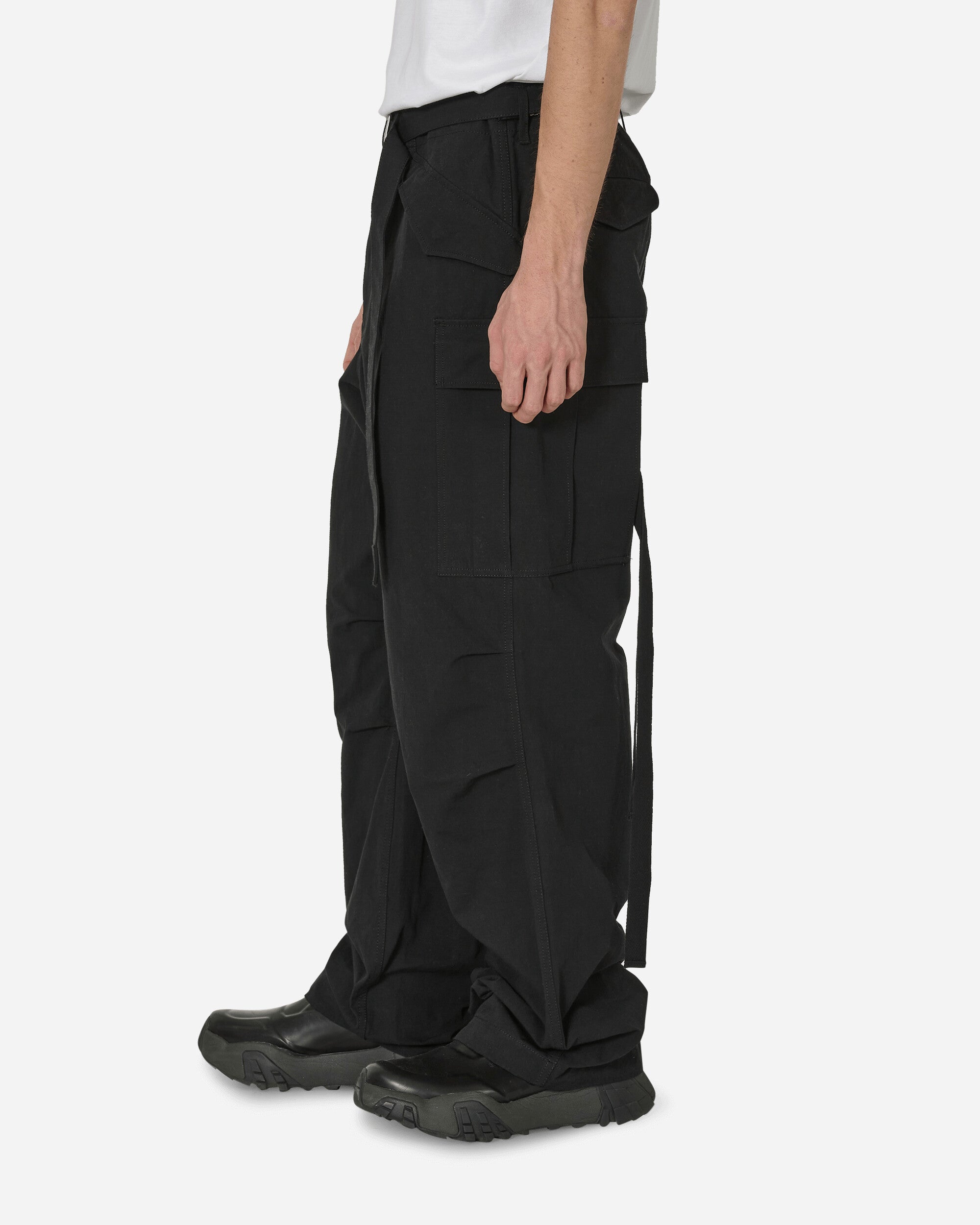 sacai Rip Stop Pants Black Pants Cargo 24-03360M 001