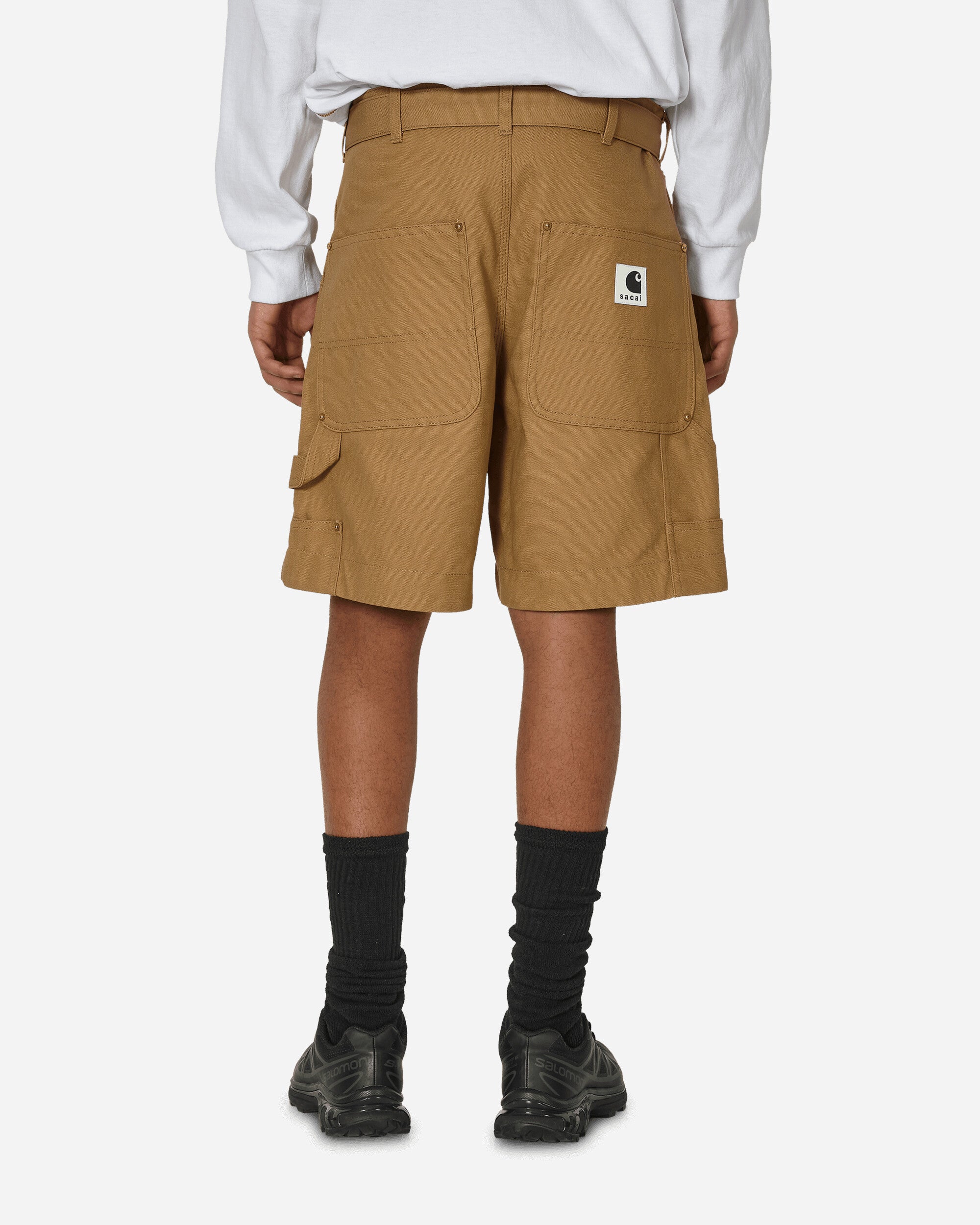 sacai Sacai X Carhartt Wip Shorts Beige Shorts Short 24-03392M 651