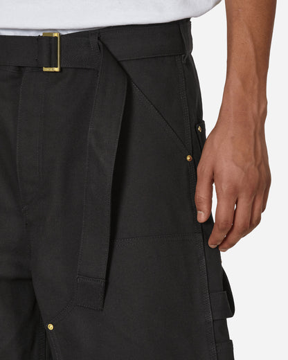 sacai Sacai X Carhartt Wip Shorts Black Shorts Short 24-03392M 001