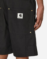 sacai Sacai X Carhartt Wip Shorts Black Shorts Short 24-03392M 001