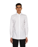 1017 Alyx 9SM Metal Logo Button Down White Shirts Longsleeve AAMSH0118FA01 WTH0001