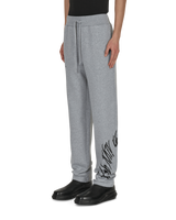 1017 Alyx 9SM Script Grey Melange Pants Sweatpants AAUPA0278FA01 GRY0001