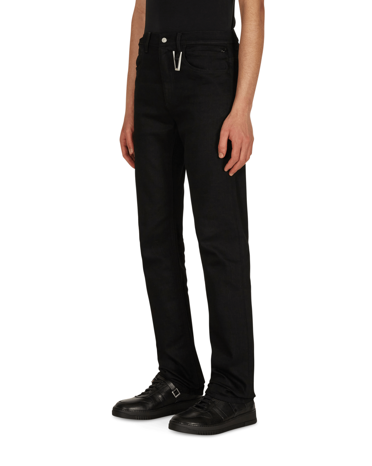 1017 Alyx 9SM True Black 6 Pocket With A Ring Black Pants Trousers AAMPA0212FA02 BLK0001