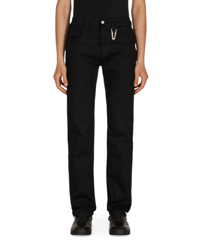 1017 Alyx 9SM True Black 6 Pocket With A Ring Black Pants Trousers AAMPA0212FA02 BLK0001