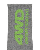 4 Worth Doing Logo Grey Underwear Socks 4WDLOGOSOCKS GREY