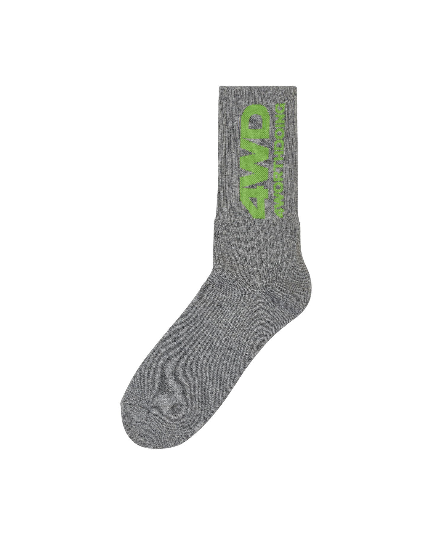 4 Worth Doing Logo Grey Underwear Socks 4WDLOGOSOCKS GREY