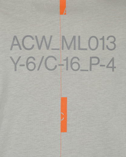 A-Cold Wall* System Lounge T-Shirt Light Grey T-Shirts Shortsleeve ACWML013 BLACK