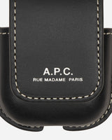 A.P.C. Airpods Case Max Black  Equipment Keychains PXAWV-M63423 LZZ