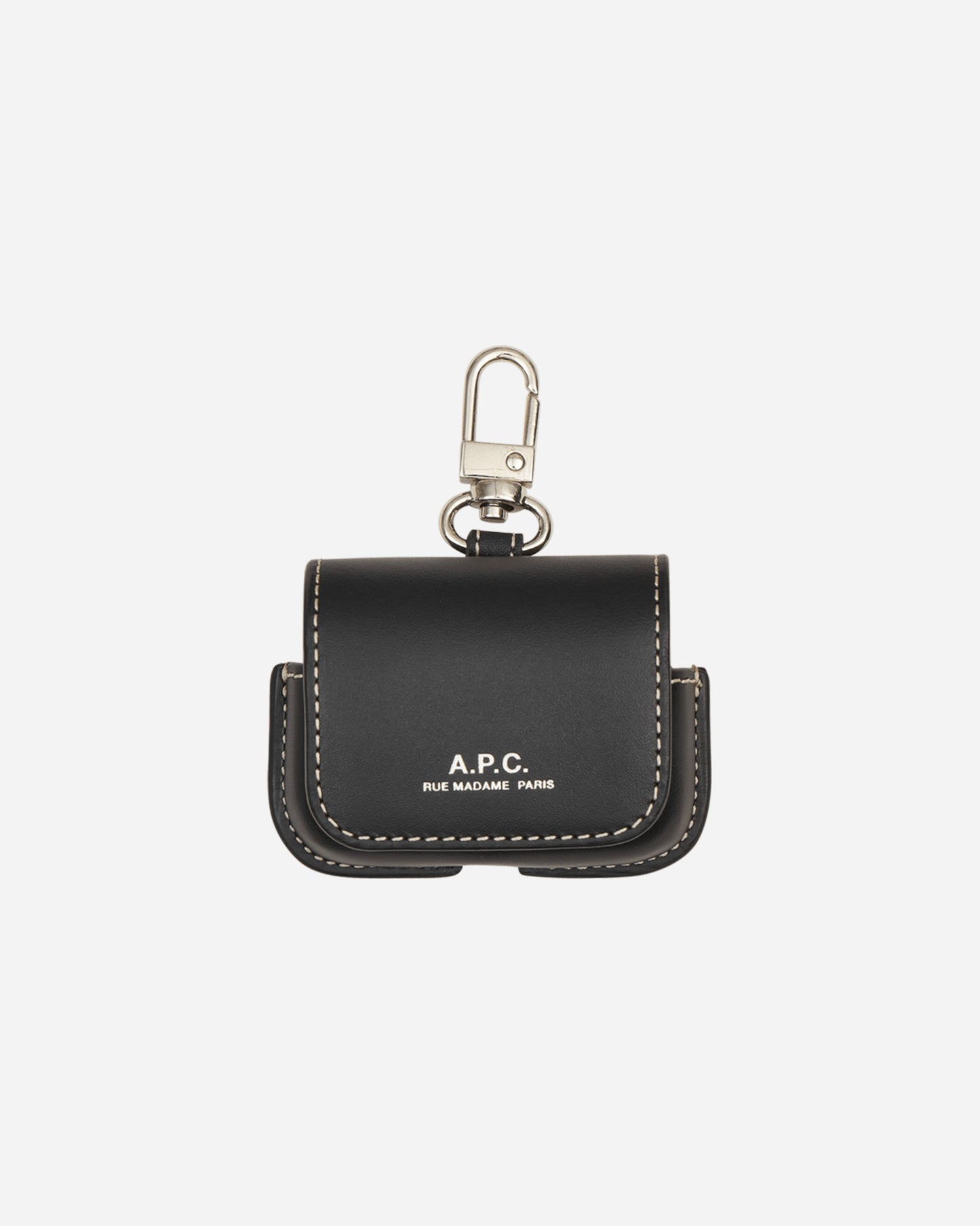 A.P.C. Airpods Case Max Version Pro Black  Equipment Keychains PXAWV-M63476 LZZ