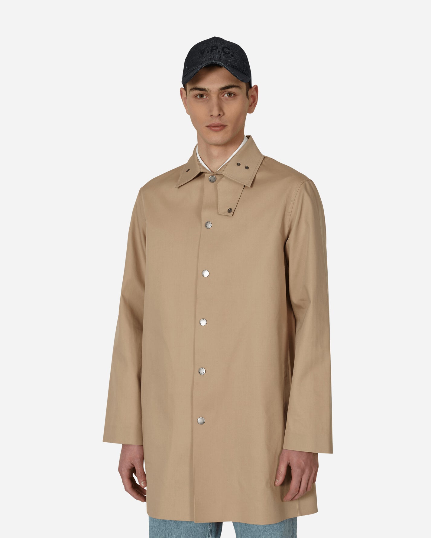 A.P.C. Mac Thibault Beige Coats and Jackets Coats COERZ-H01497 BAA