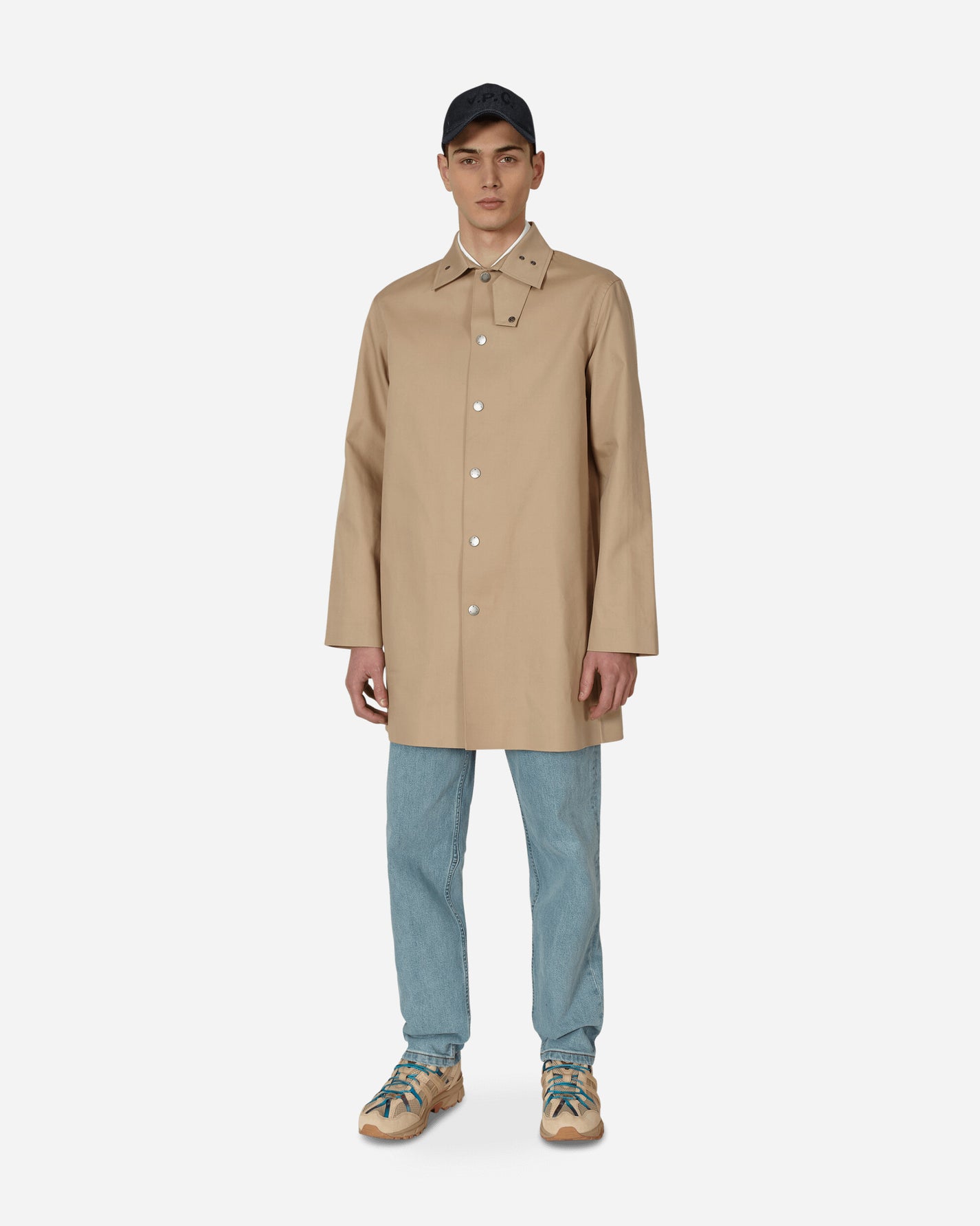 A.P.C. Mac Thibault Beige Coats and Jackets Coats COERZ-H01497 BAA