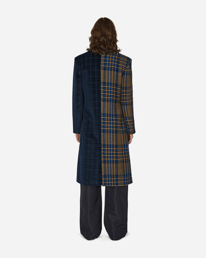 Ahluwalia Harding Tailored Coat Navy Coats and Jackets Coats M-AHLU-OU001-AW22-FA67 NA